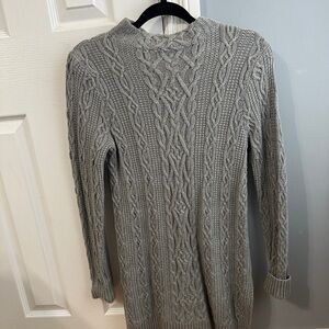 JEANNE PIERRE Gray Cowl Neck Sweater